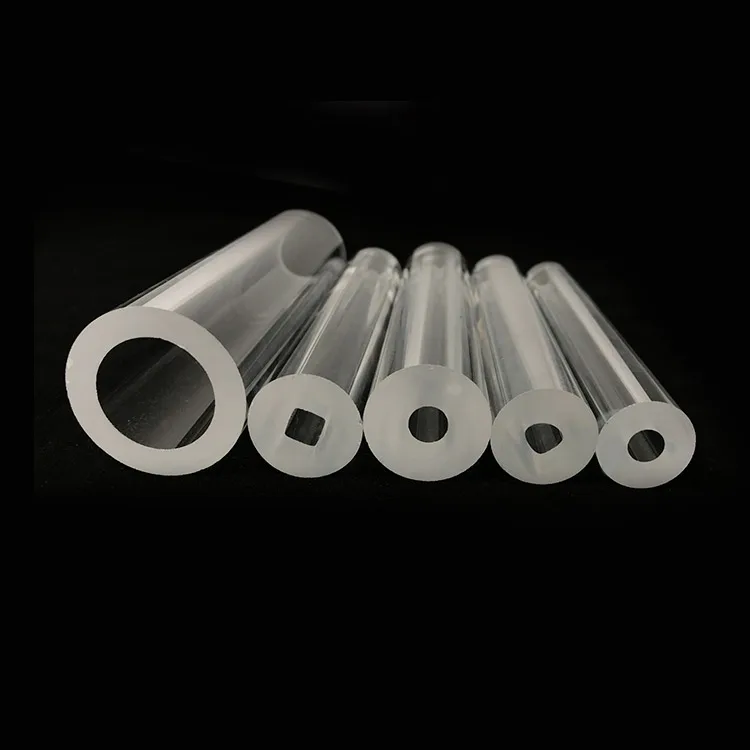 Customized Diameter Quartz Sight Glass Tube Wholesale Quartz Glass Pipes
