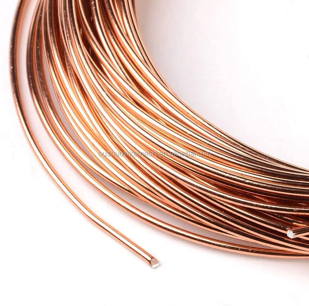 Anodized jewelry craft metal wire copper color aluminum wire