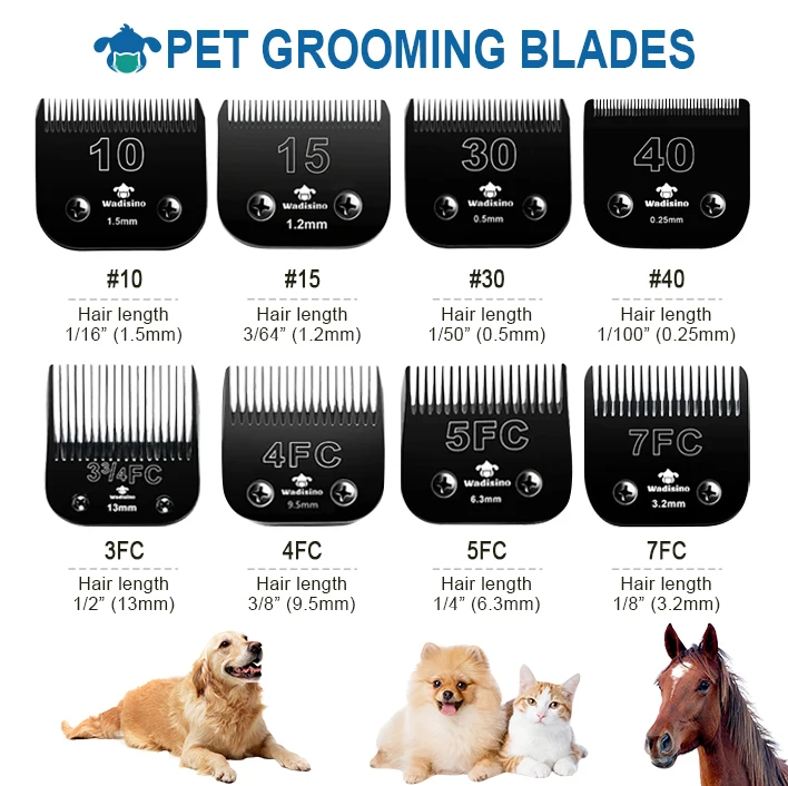 Dog Hair Remover Electric Shaver Set Cat Dog Ceramic Blade Recharge Pet Hair Trimmer Puppy Grooming blade