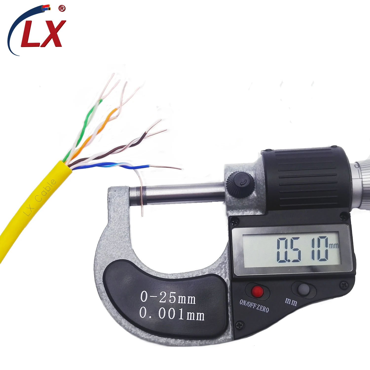 0.51~ 0.56mm CCA Or Copper conductor Unshieded Twisted Pair cat5e cat 5e Network utp cable with PE insulation