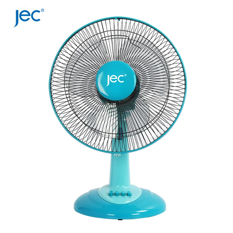 30cm Electrical Plastic silent desk fan 12 inch oscillation rotary switch control office  table fan