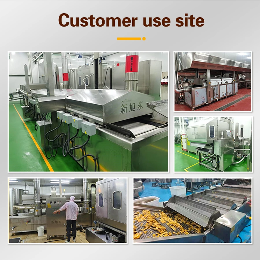 Continuous Frying Machine / Fryer for French Fries / Continuous Fryer for Potato Chips