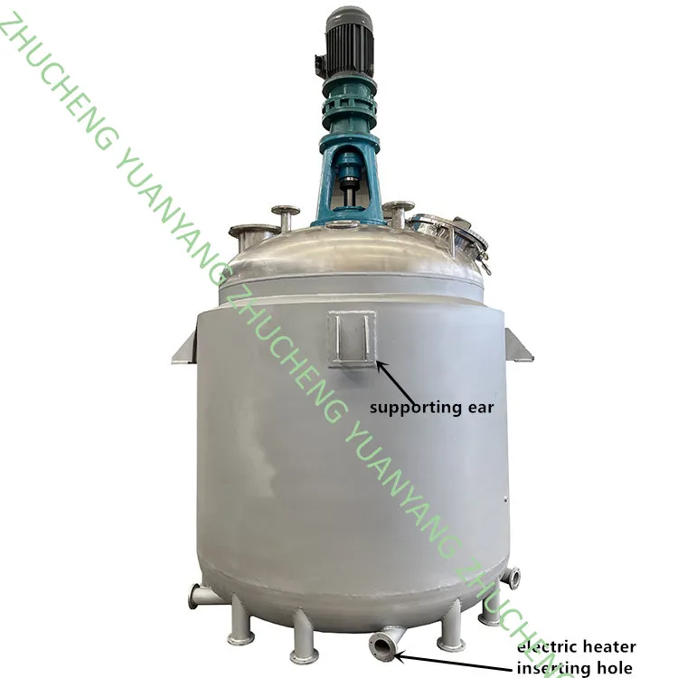 2000L stainless steel chemical stirred Jacketed Tank reactor