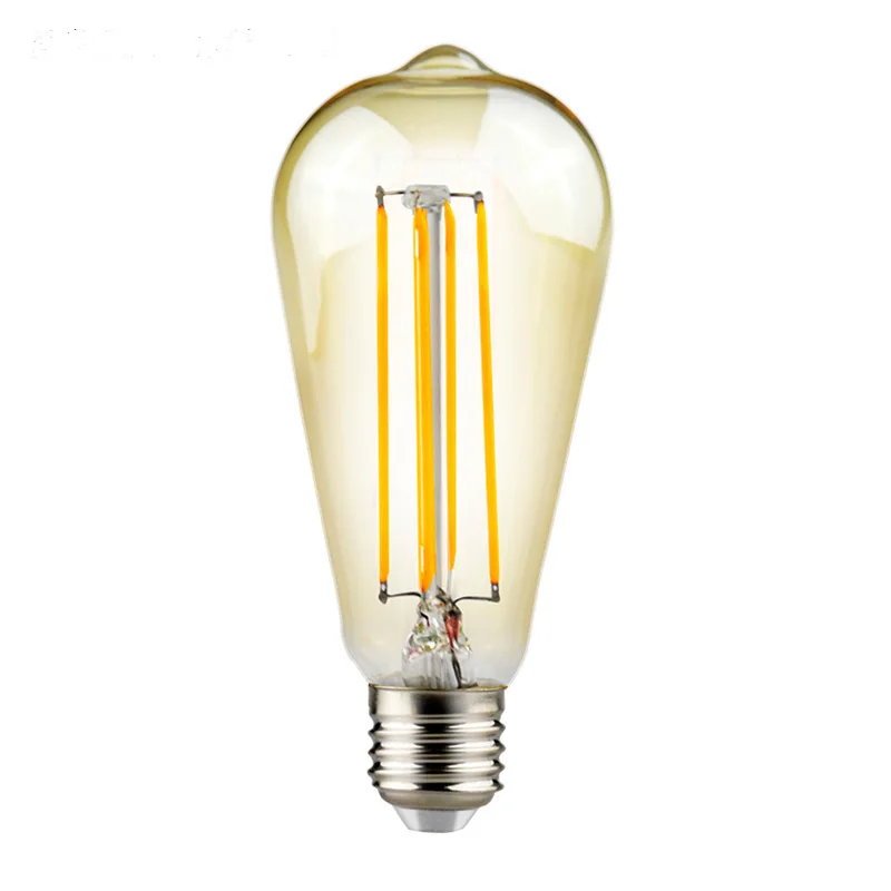 Factory Wholesale E27 B22 Filament Bulb Led Filament Lamp Light 4W 6W 8W 10W Filament LED Light