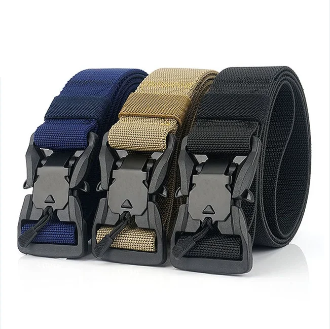 new magnet quick release buckle combat tactical belt