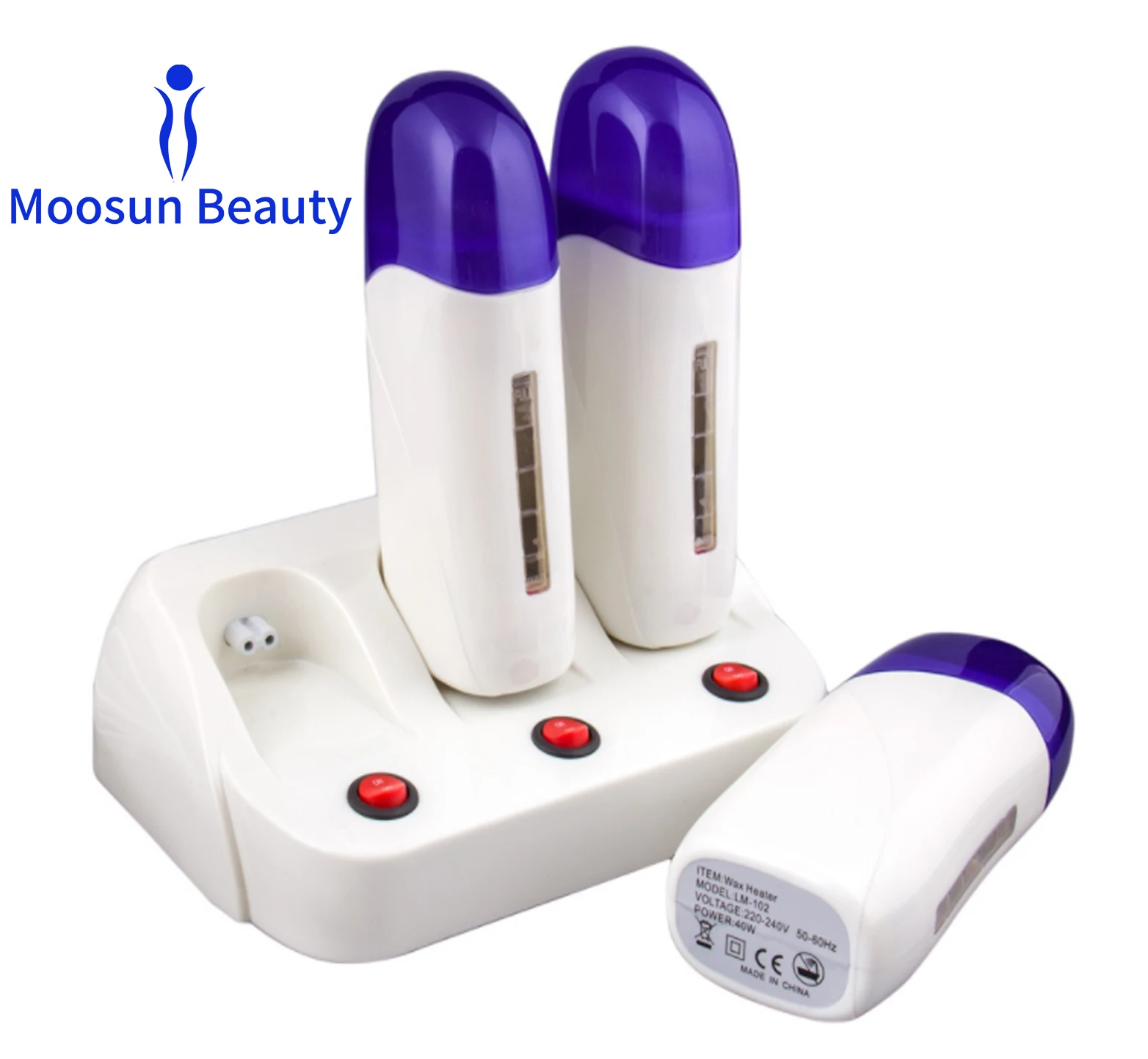 Белый депиляционный обогреватель с двойным воском оптом/депиляционный восковой обогреватель/восковой для удаления волос