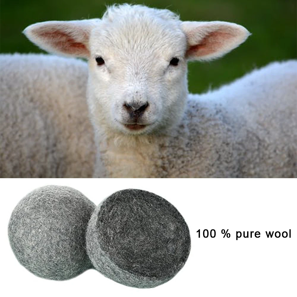
Luxurious 7cm 100% Australian Wool Organic Felt Laundry Wool Dryer Ball 