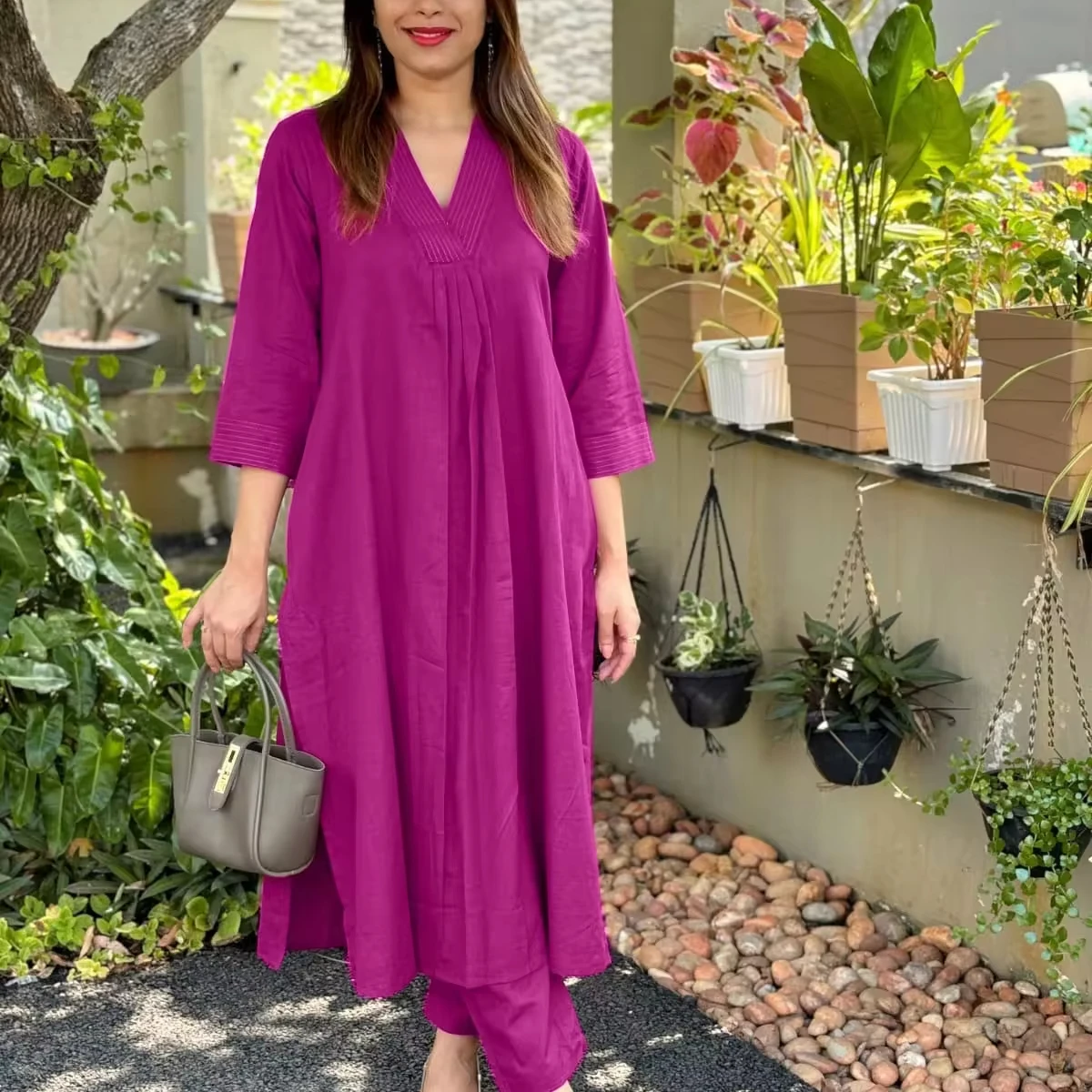 Full Length Top And Pants Set For Women Wear Autumn Winter Basics Luxury Leisurewear 2 Piece Sets Co Ord Set From Jaipur