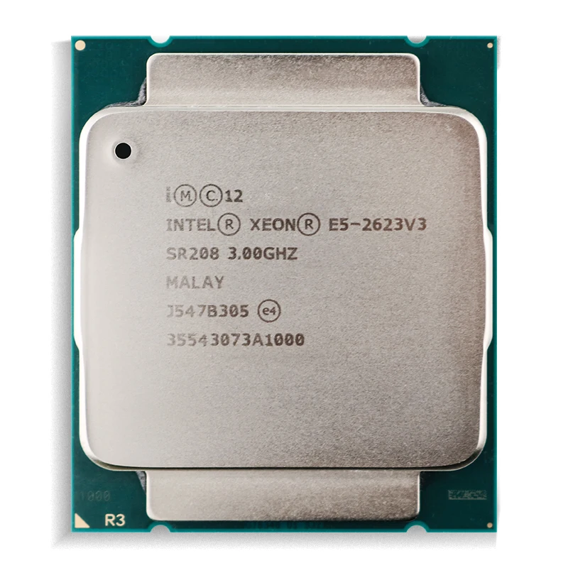 Hot sale processor cpu for Intel Xeon E5-2623V3 SR208 cpu case 3.0 GHz LGA 1150 80W cpu gamers