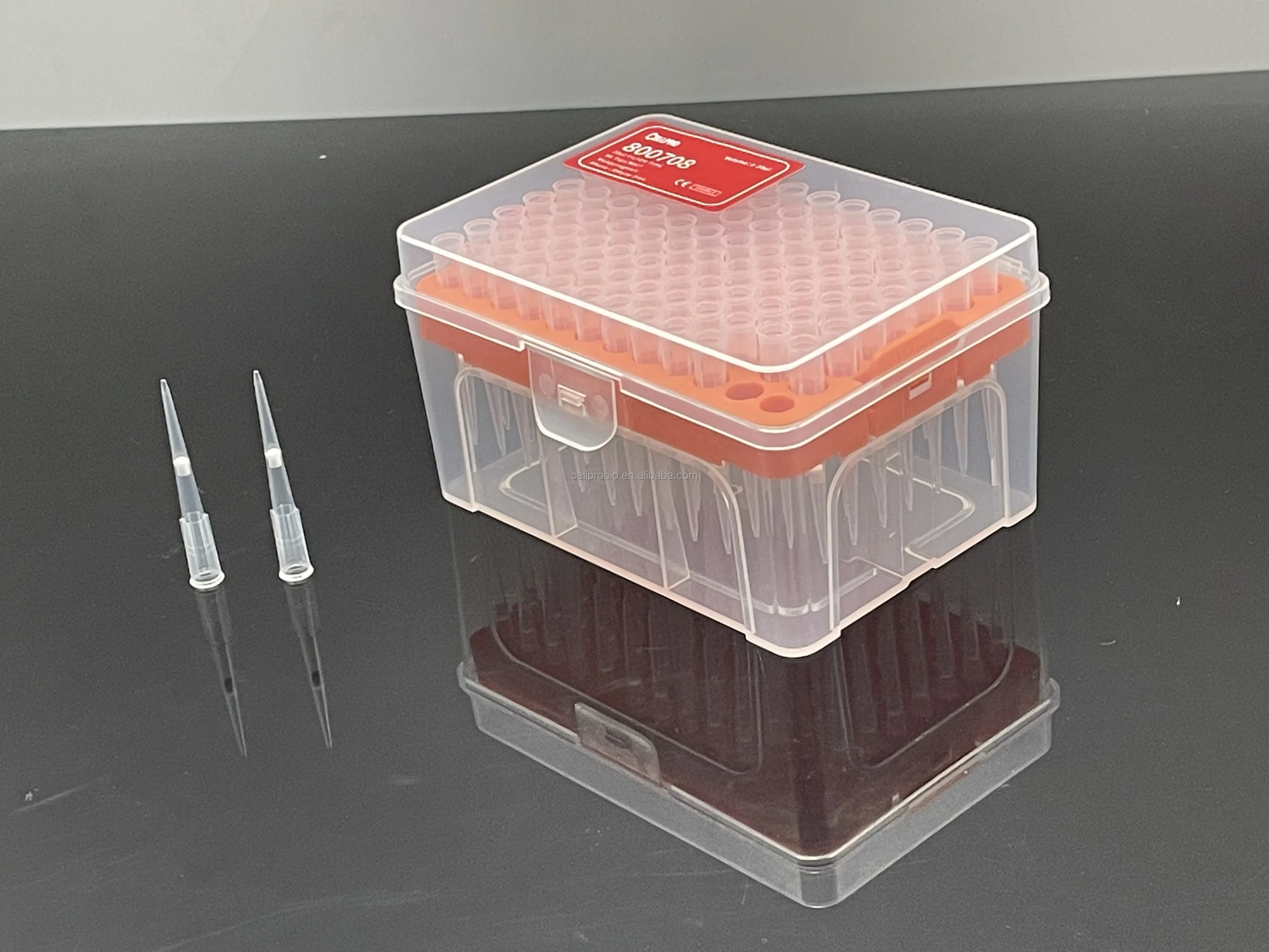 Оптовая продажа полипропиленовых одноразовых наконечников пипетки 200 мкл, пластиковые наконечники Микропипетки