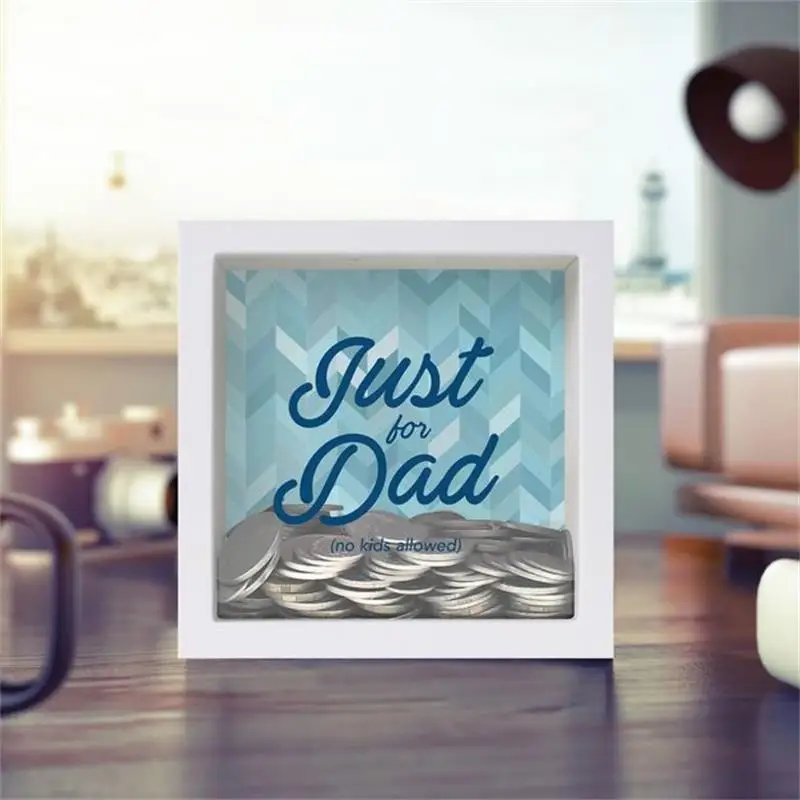 Customized DIY Novelty Splosh Change Box Coin Money Savings Fund Jar Container for Dream Fulfillment Saving Pot Money Box