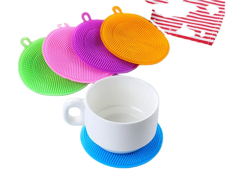 Food Grade Silicone Dish Sponge l Magic Sponge Mildew-Free Dishwashing Better Sponges Smart Kitchen Scrubber
