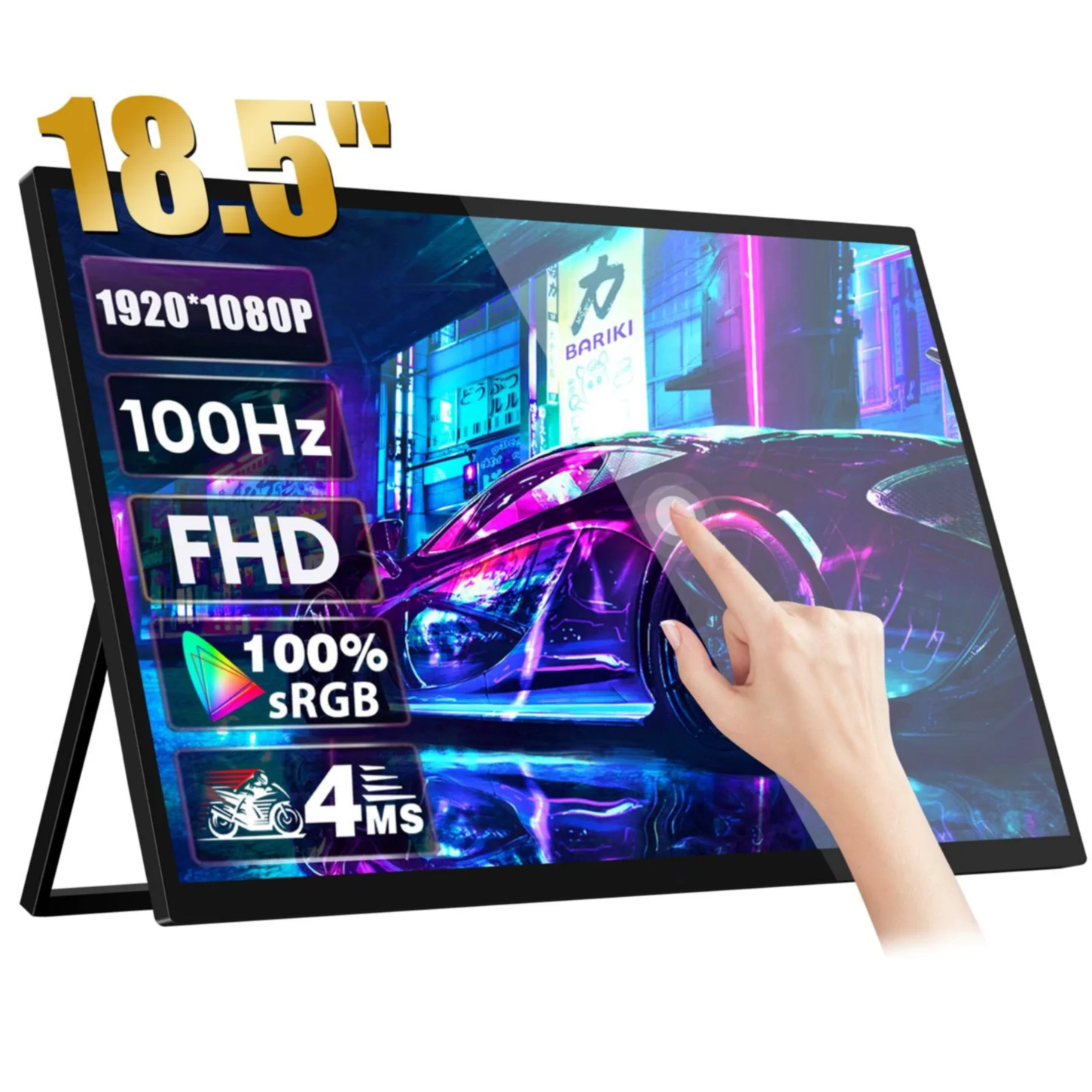 Сенсорный экран большой 3840x2160 15 6 дюймов Full Hd Ips 2k 156 портативный ПК монитор 4k Led Uhd ЖК-экран