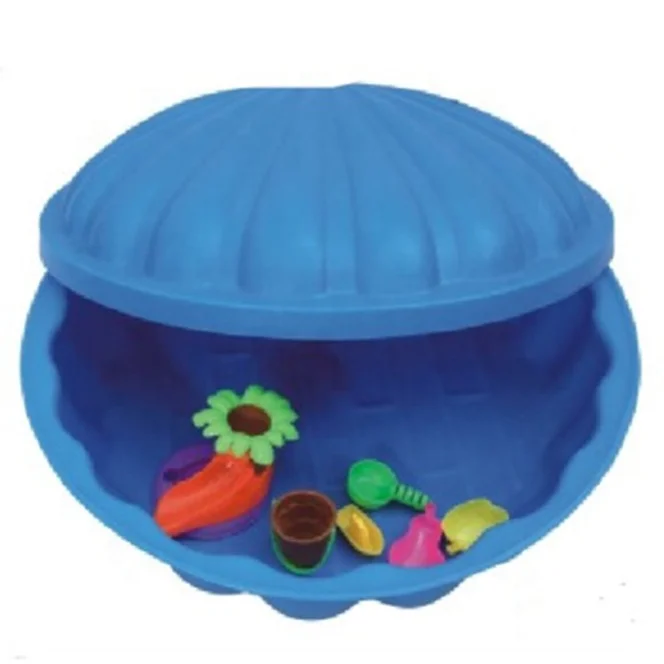 Hot selling high quality professional standard durable children sand toys set shell shaped sand box kid funny toys