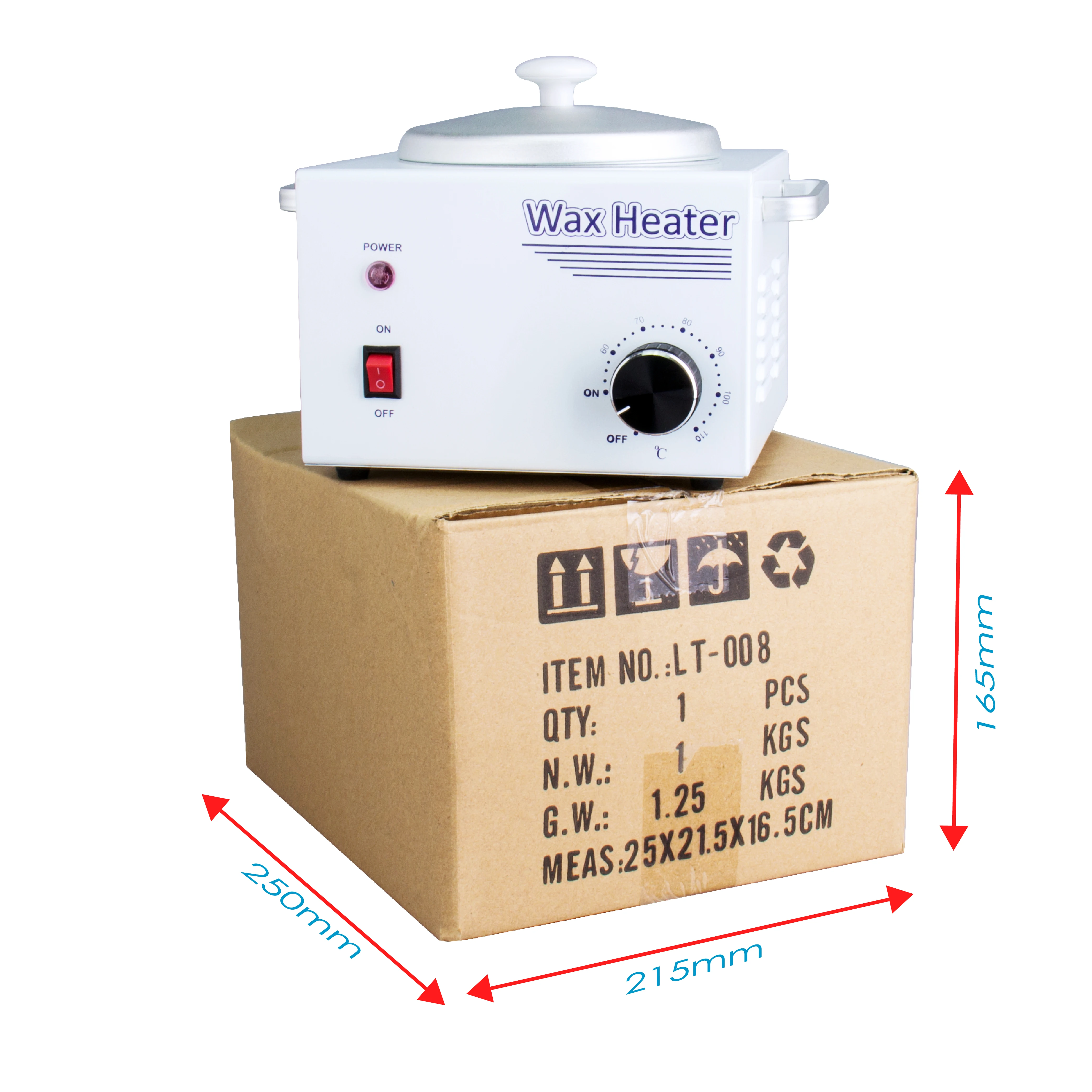 Hottest Selling Large Metal Depilatory Wax Heater 120W Electric Wax Heater Metal Wax Heater For Salon