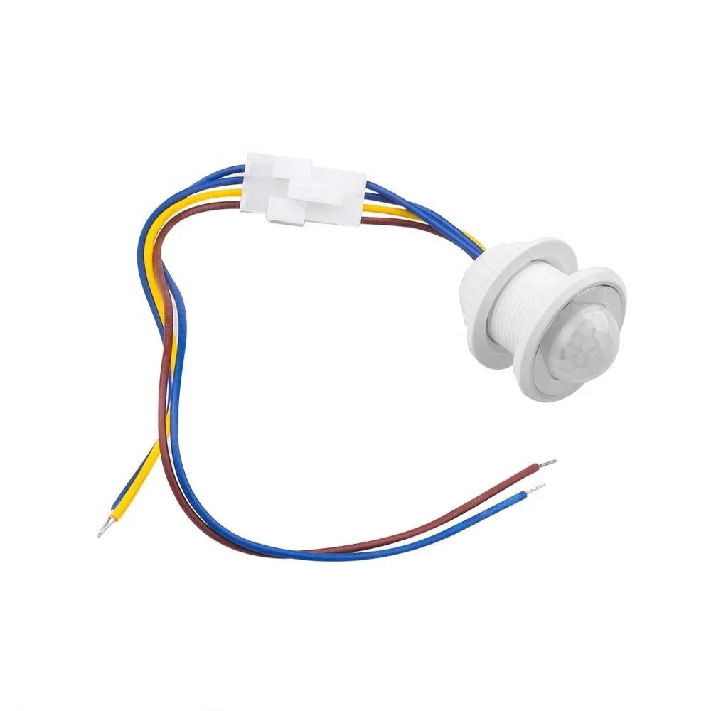 AC85-265V Small Adjustable PIR Motion Sensor Switch Detector for LED Light