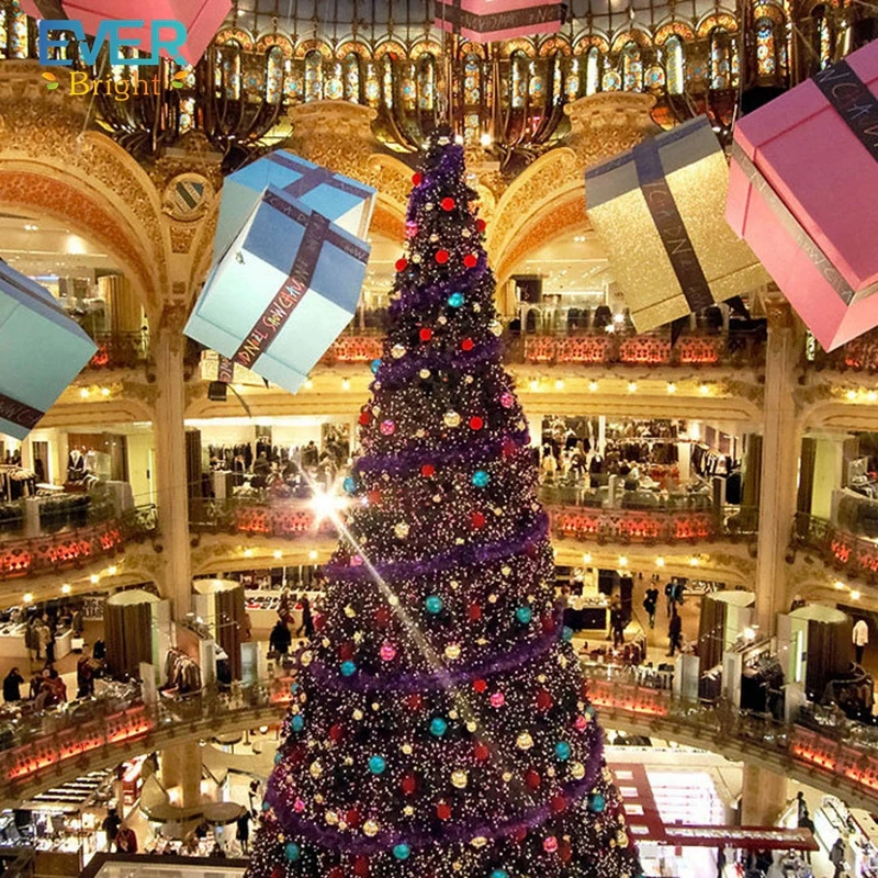 commercial 5m 10m 15m 20m outdoor giant Christmas tree with lights IP68