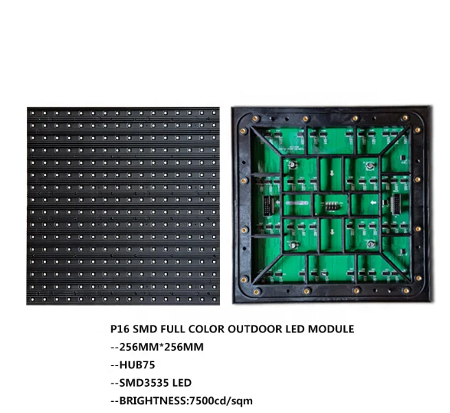 P16  outdoor RGB full color led display module