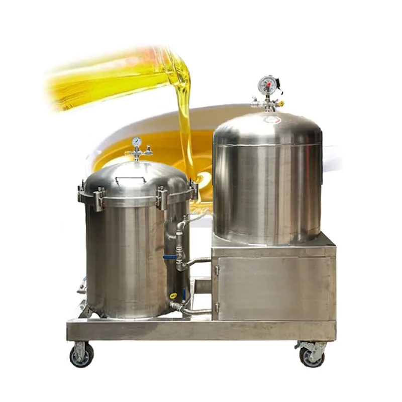 Cold And Hot Oil Filtration Equipment At Low Price Edible Oil Filter Machine
