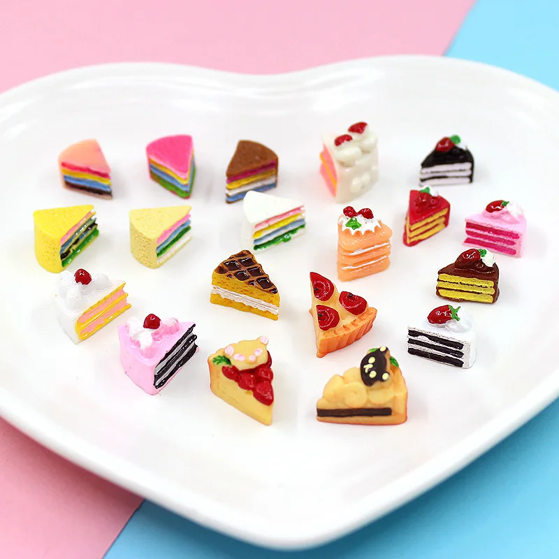 wholesale doll house miniature cake toy mini cake food toy DIY accessories