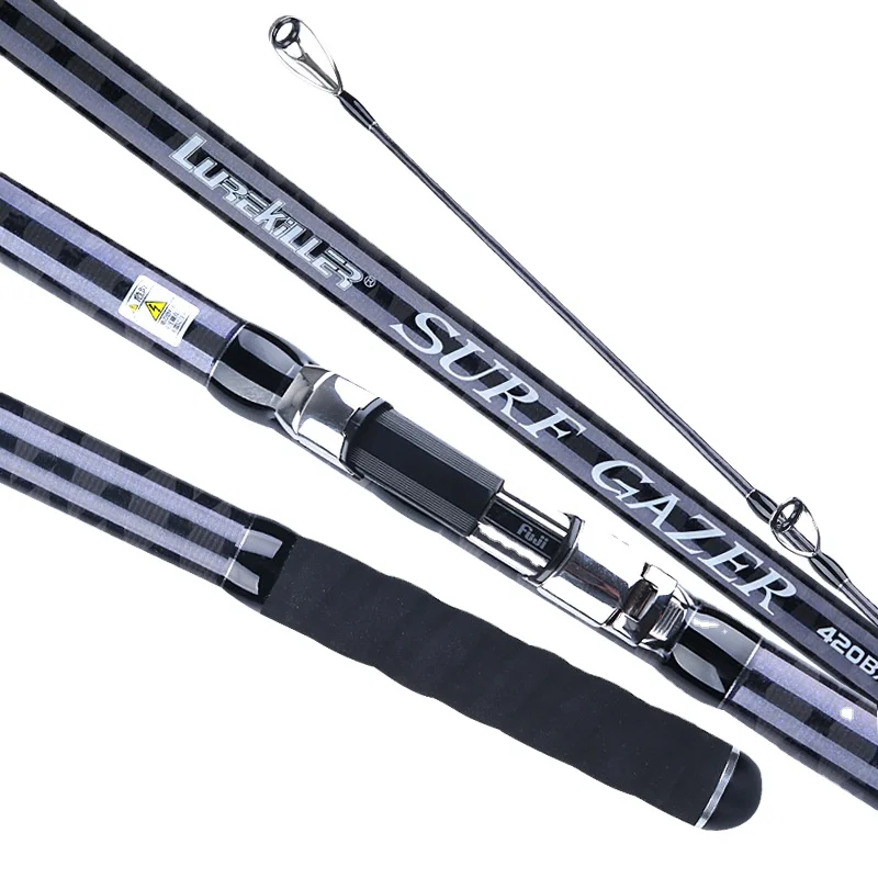 Lurekiller Surf Gazer 4.2m/4.5m 3 Section Long Casting Full Fuji Parts Rings Surf Fishing Rod Pole