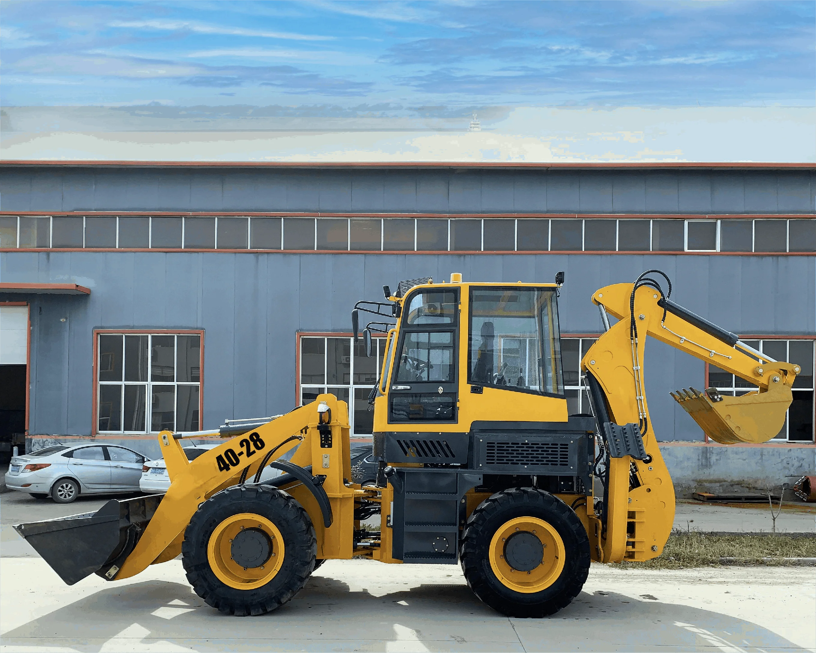 wheel loader 7200KG Mini Loader Backhoe SNSC 40-28Rated load 7200kg 2024 New High Quality Machinery durable mini wheel loader