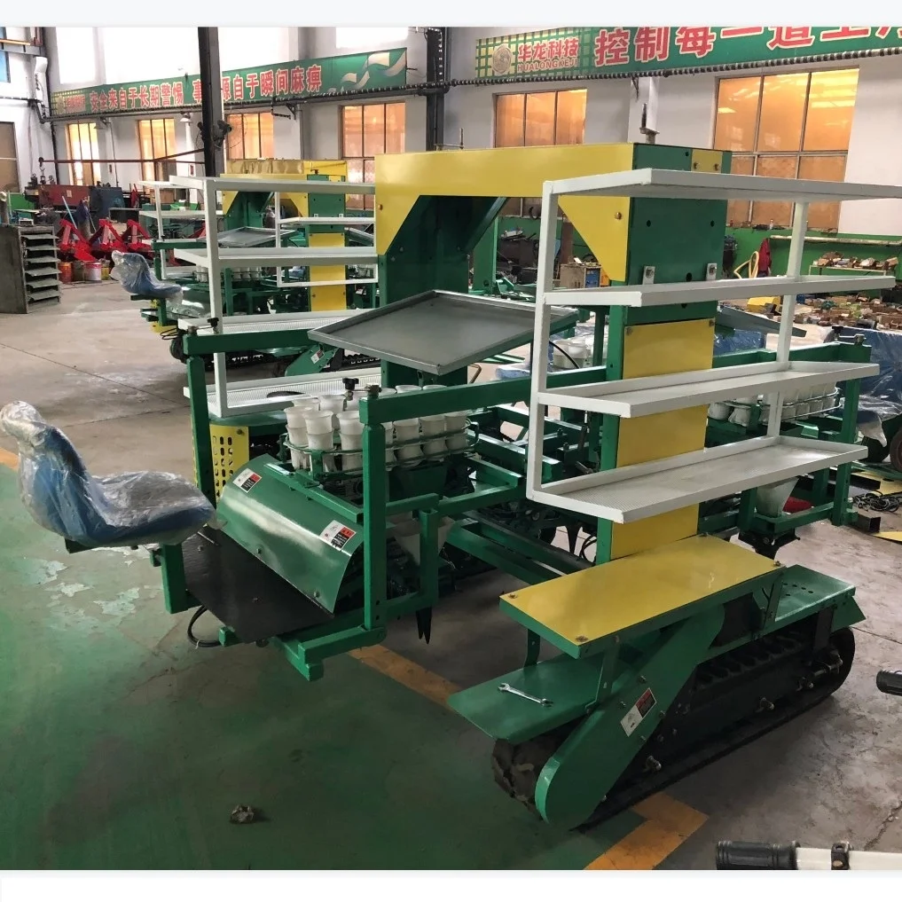 
production 12 row automatic onion transplanting machine onion cauliflower planting machine sell peony transplanting equipment 