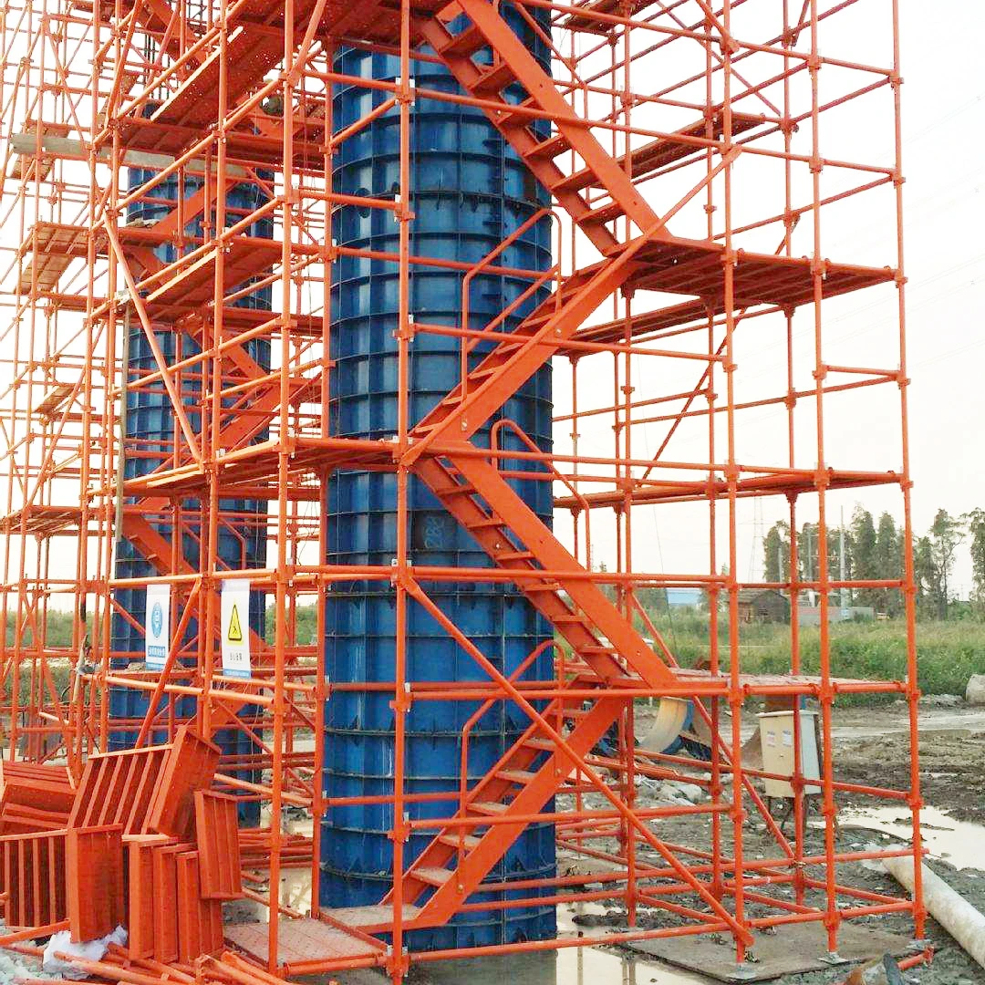 Modern Style Metal Stairs without Rail Durable Spiral Ladder with Platform for Hotels Direct from Factory