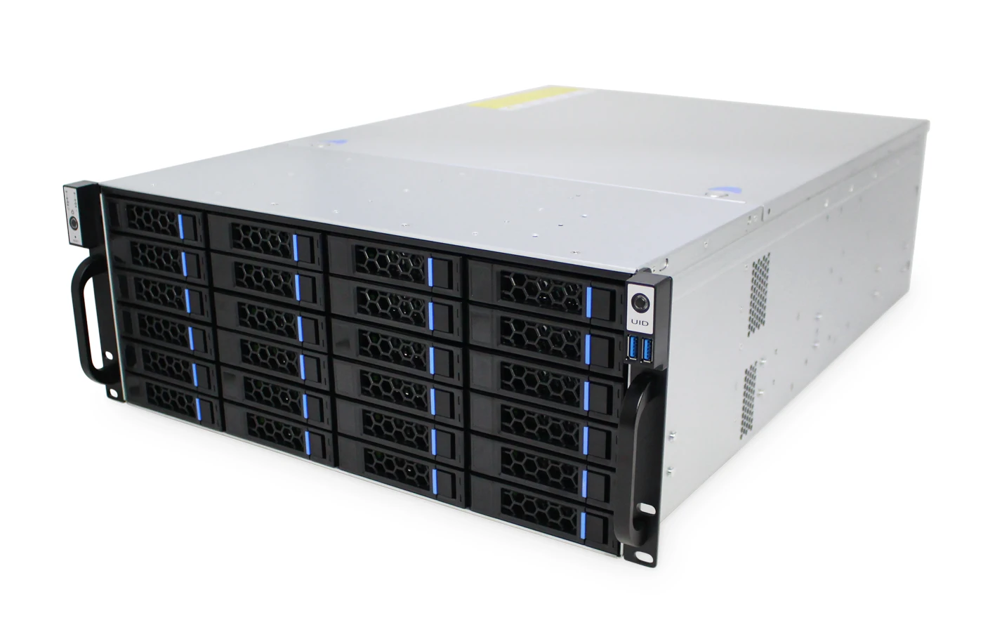 G465-24 4U 12Gb/S Expander Backplane 24Bay 4Pcs Gpu Card Storage Server Case Chassis Enclosure Support Crps Psu Modules