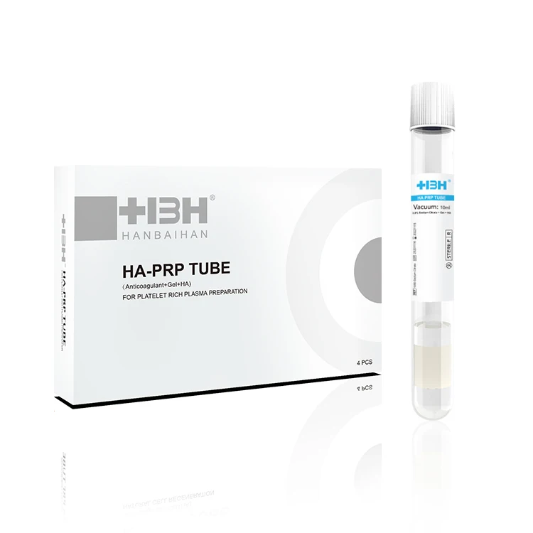 Медицинская пластинчатая богатая плазма HA PRP трубка для центрифуги