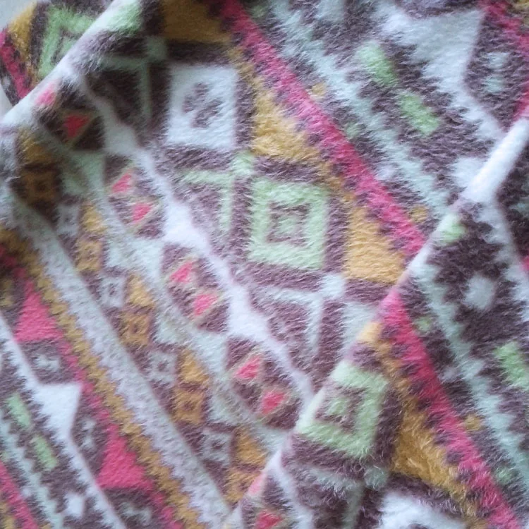 
Print super soft 100 polyester baby blanket brush fleece velvet fabric from china 