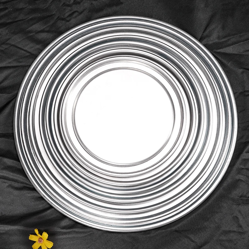 6/7/8/9/10/11/12 inch pizza pan lid Aluminum alloy pizza lid Baking pan Universal pizza lid