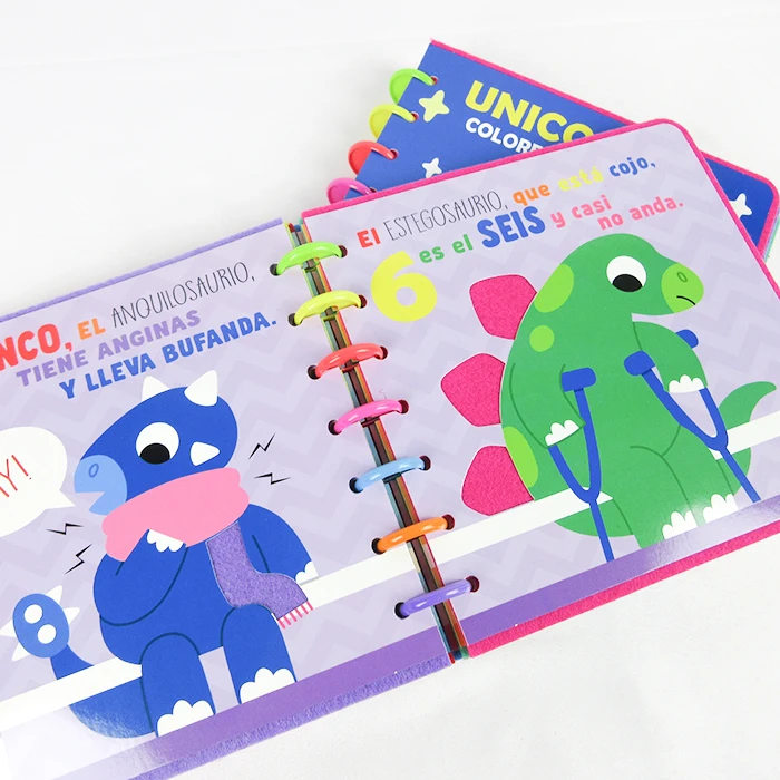 Unicorn Dinosaurs Touch and Feel Books Printing Kids Felt Books Children Tactile Eva Book