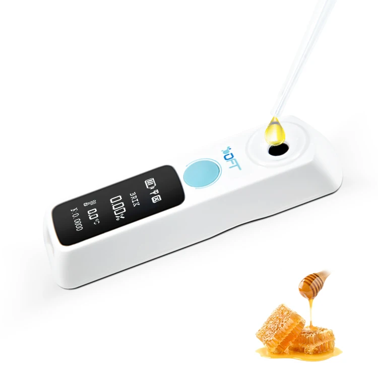 Factory Digital Mini Brix Refractometer Sugar Meter for Test Honey Beer IP67 Range 0-95% with ATC