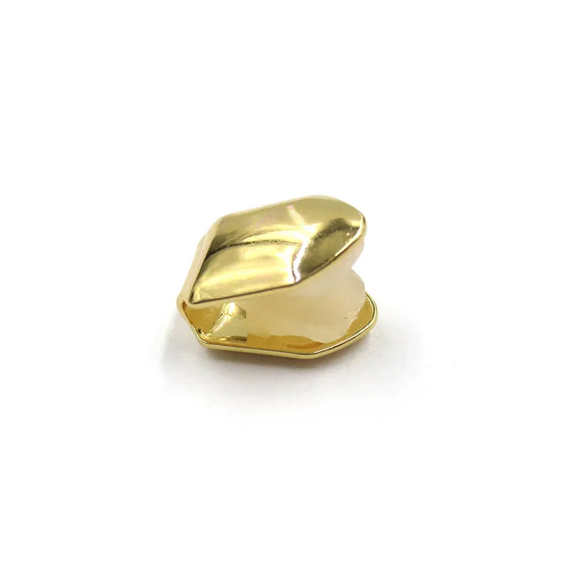  Hot sale Open Face Grillz Single Gold Plated Hip Hop