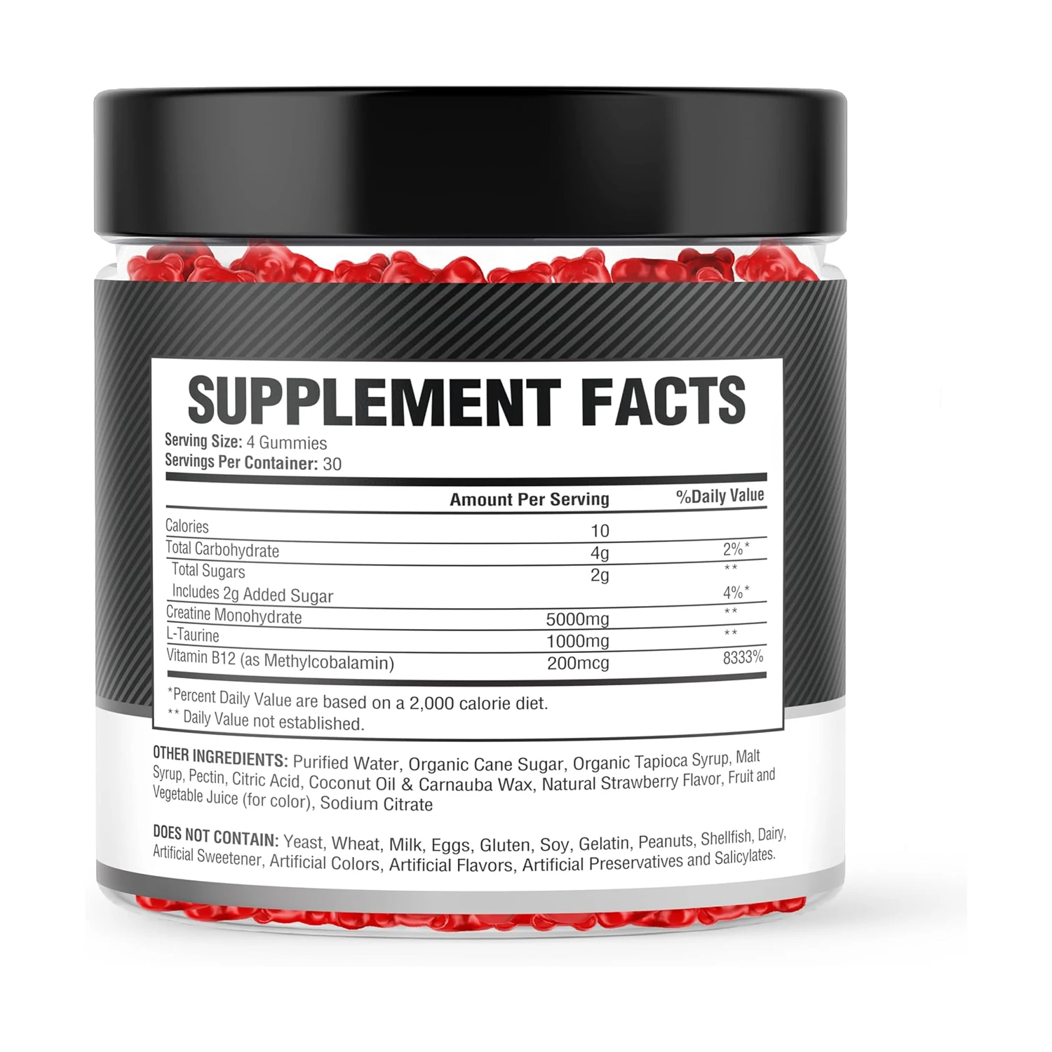 Well Designed creatine monohydrate pre workout gummy creatine monohydrate gummies creatine gummies natural supplement