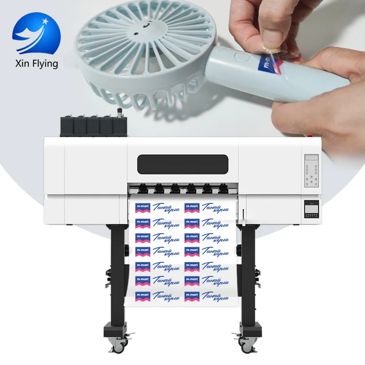 A3 UV Integrated Printer DTF A1 Crystal Label Coil 60CM Double or Triple Head AB Film Label Printer Large Format