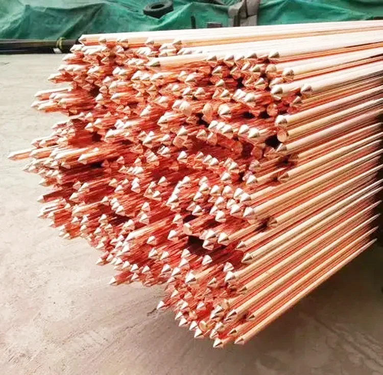 [OEM/ODM]Newest Durable High Quality  Earth Rod Lightning Protection System Copper Clad Steel Ground Rod For Wholesale
