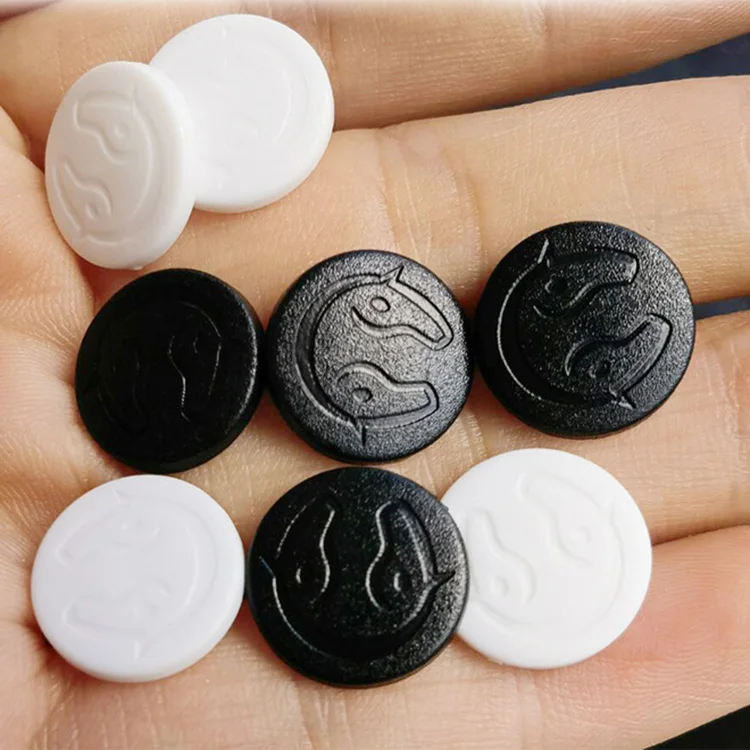 G&F Wholesale Customized Logo Laser Plastic Press Snap Button For Cap Clothes