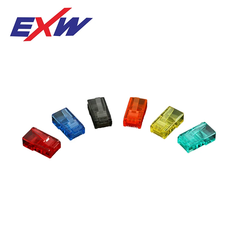 Лидер продаж Cat5E 8P8C UTP EZ RJ11 RJ45 соединительный провод быстрый Штекерный