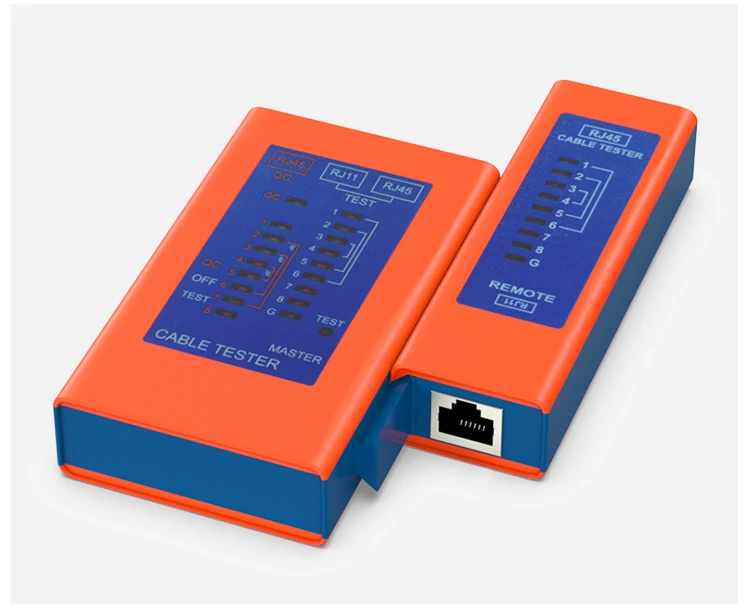 ZHEFAN Factory wholesale Network Line Tester Cat7 rj11 rj45 cable Telephone Line Cable Tester rj45 Network Tester