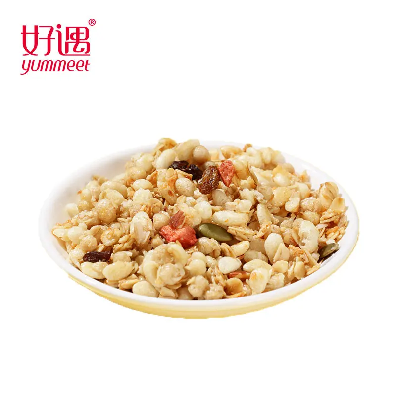 Здоровое приготовление хорошая вкусовая закуска индивидуальная упаковка с индивидуальной небольшой упаковкой запеченные хлопья хрустящие смешанные фрукты