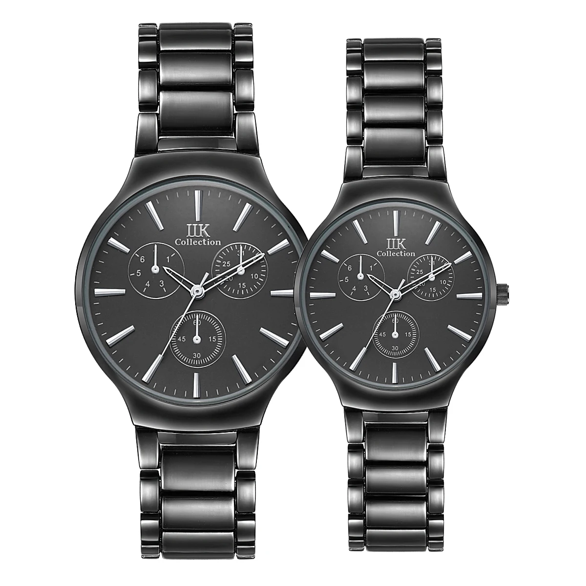 Chinese Design Classic Black Quartz Couple Wrist Watch Women Watches