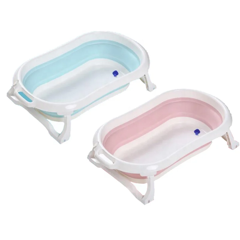 Portable Folding Baby Bath Tub Anti-Slip Bottom Children Bathtub Bucket for Baby