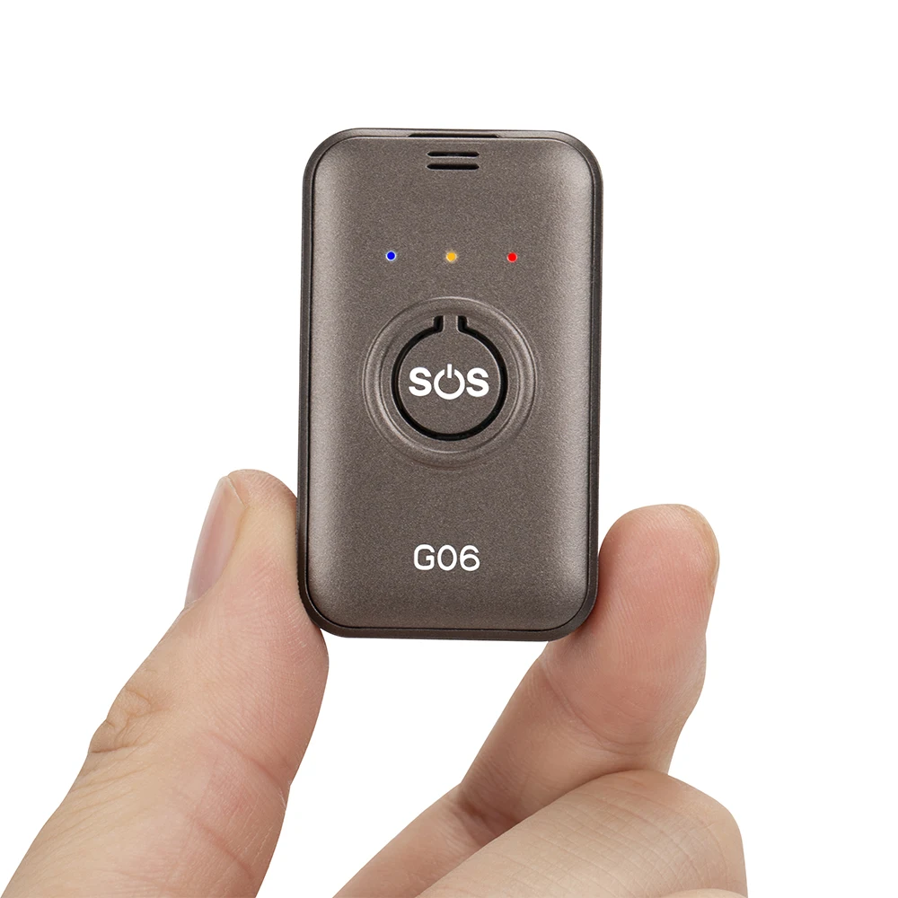 Новейший персональный портативный небольшой GPS-трекер G06 приложение + сеть SMS в реальном времени для детей и пожилых людей SOS-вызов