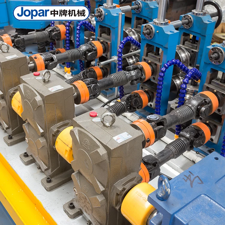 Api Steel Pipe Production Line Welded Thin Wall Carbon Steel Tube Making Machine Black Steel Tube Machinery