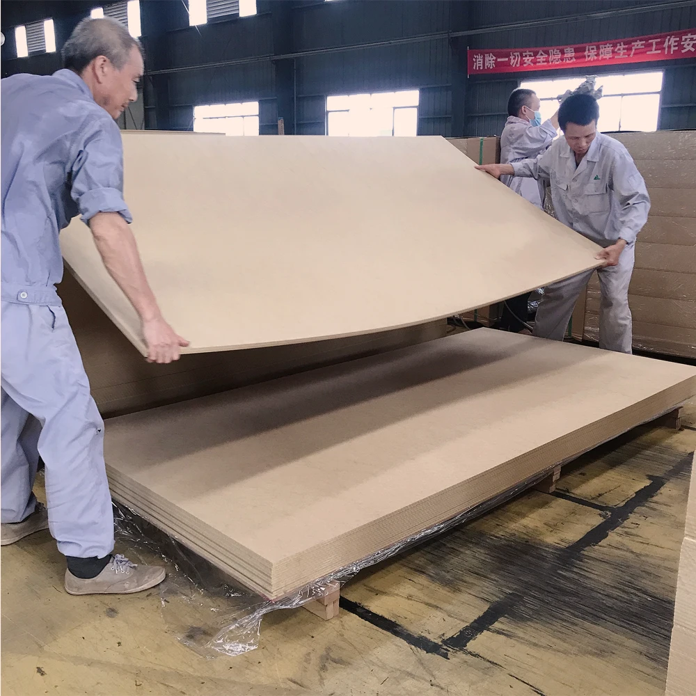 Factory direct sale 1220*2440*12mm (4*8) medium density fiberboard can be used for furniture cabinets mdf board