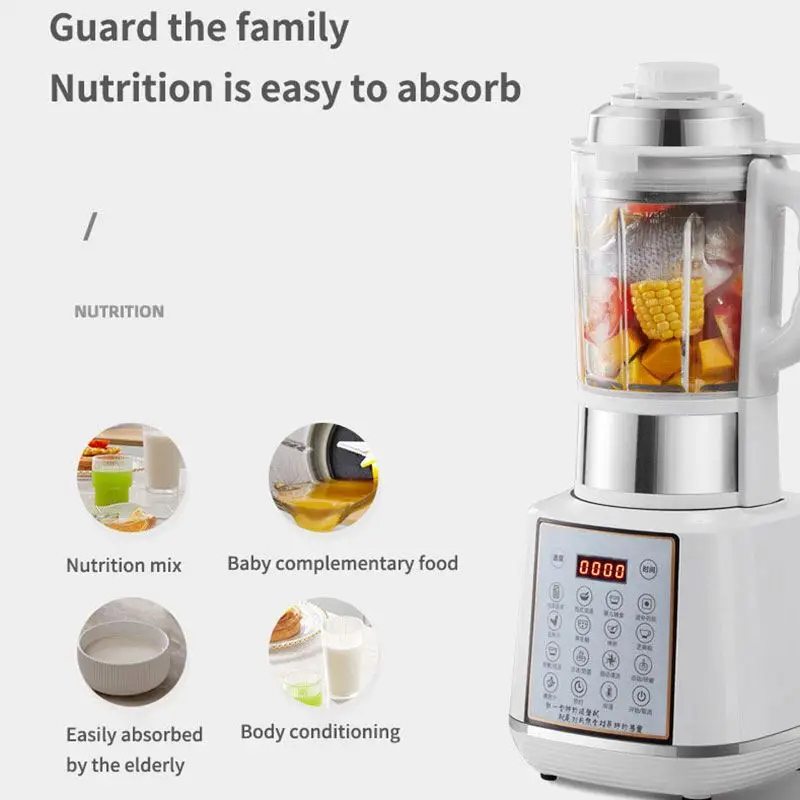 Household Table Food Fruit Ice Cream Blender Hot and Cold Multi Blender Mixer 3 in 1 Glass Electric Plastic Multifunctional