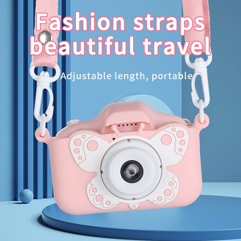 X5S Selfie Camera for Kid Hd Digital Video Portable Kids Toy Cameras Gift For Age 3-9 Built-In Fun Games support SD Card