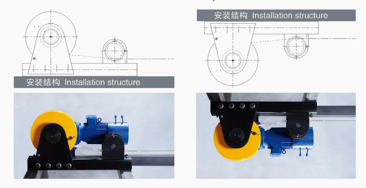 entertainment industry electric winchesfor stages (Customizable)10kg-1T Double brake